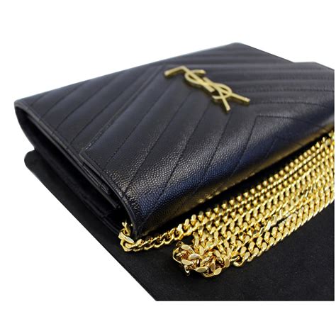 ysl wallet on chain matelasse|ysl wallet on chain sale.